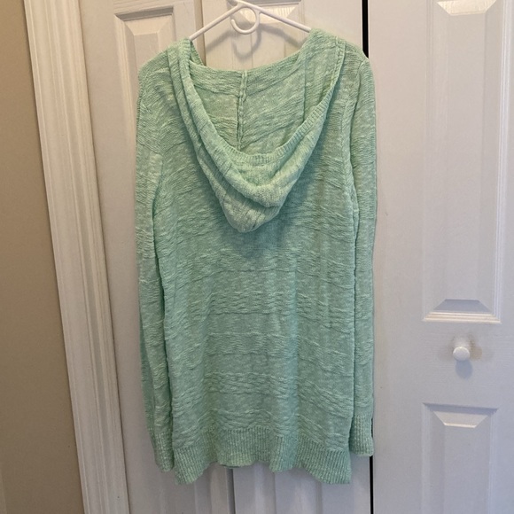 NWOT Extra long hoodie sweater - Picture 3 of 12